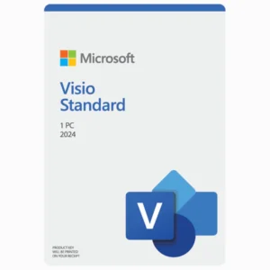 Visio Standard 2024 para Windows Licencia Retail vinculado a su Cuenta de por Vida
